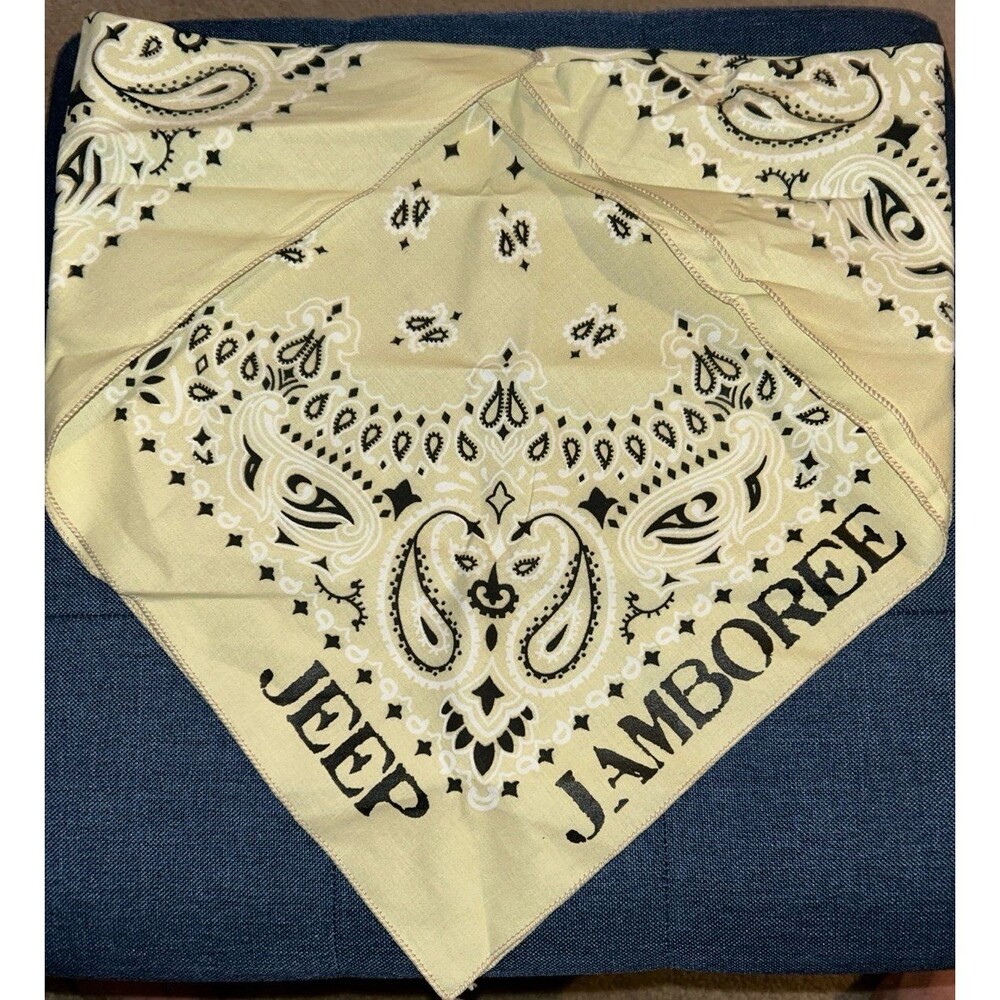 Jeep Jamboree scarf bandana beige black
